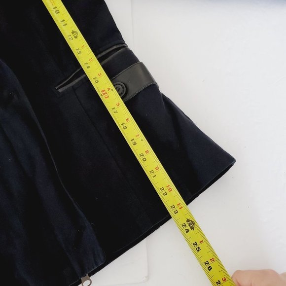 MACKAGE Black Cotton Genuine Leather Utility Jacke - Picture 11 of 11